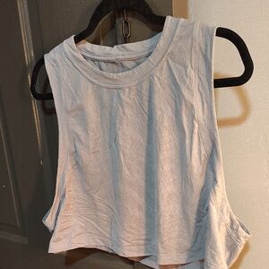 Lululemon Athletica Light Gray Tank Top
